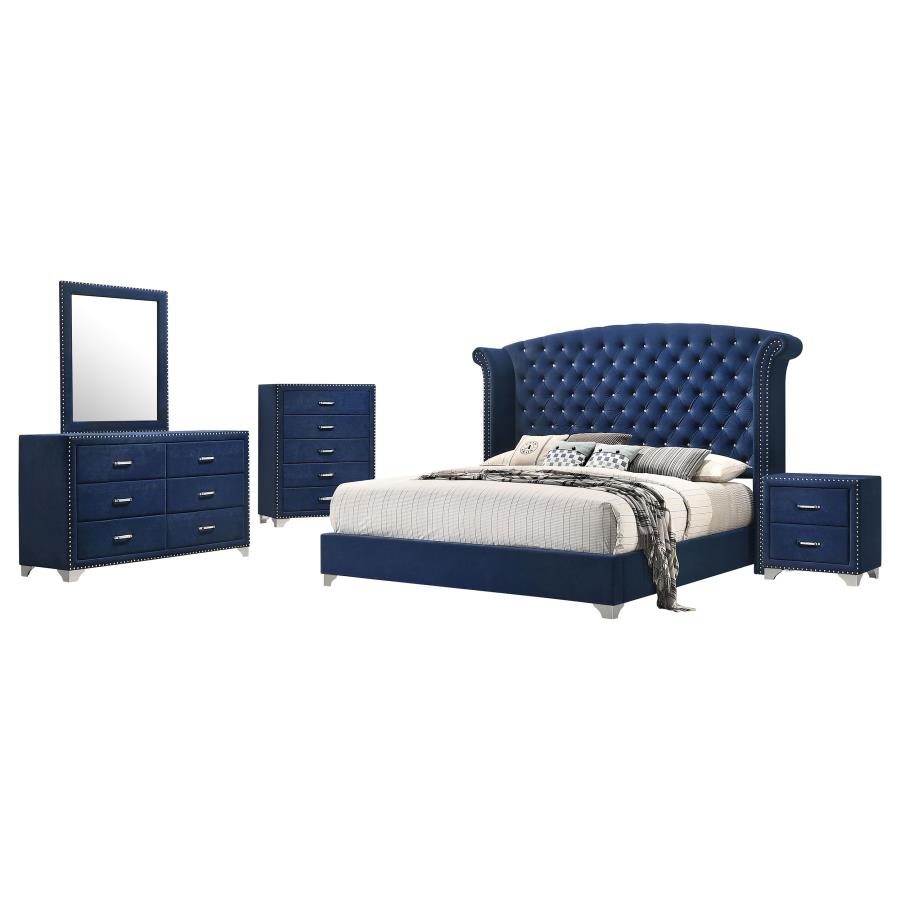 (image for) Melody 5-piece Eastern King Bedroom Set Pacific Blue