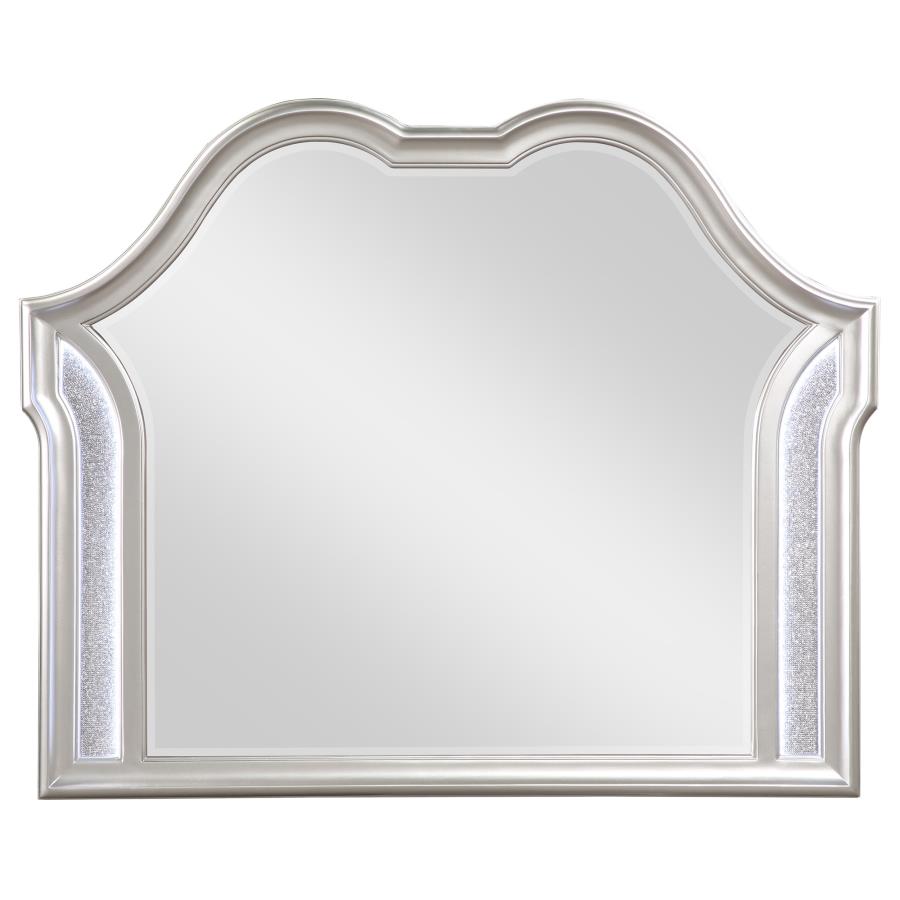 (image for) Evangeline Dresser Mirror Silver Oak