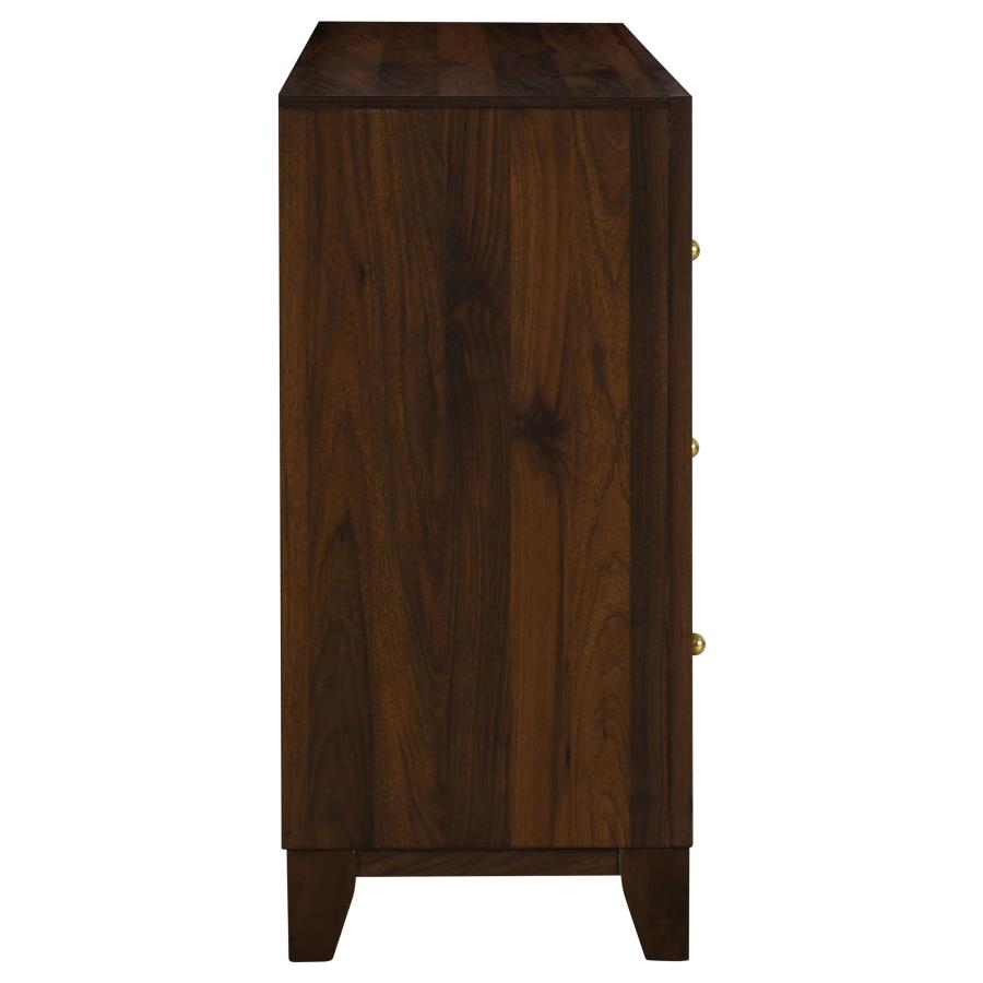 (image for) Welsley 6-drawer Dresser Cabinet Walnut