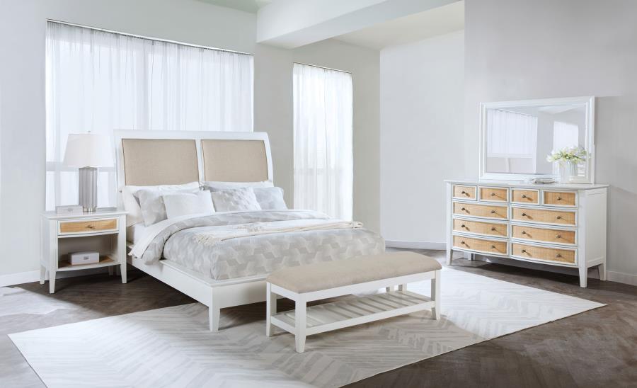 (image for) Bexhill 4-piece Eastern King Bedroom Set White