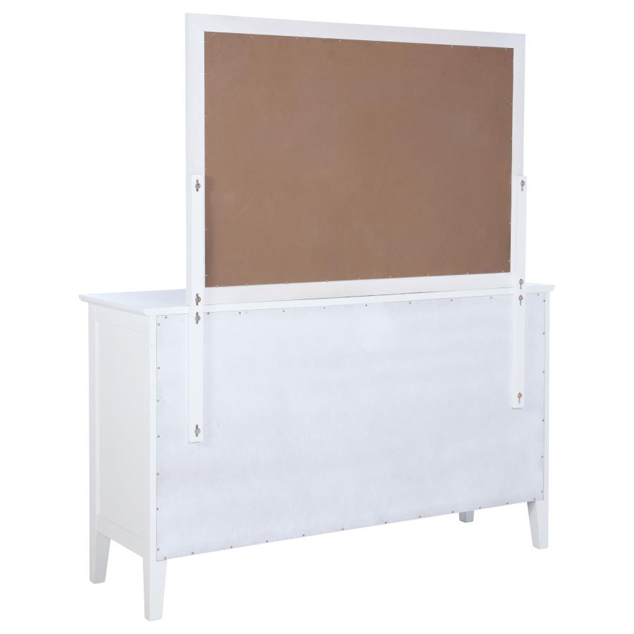 (image for) Bexhill 10-drawer Dresser and Mirror White