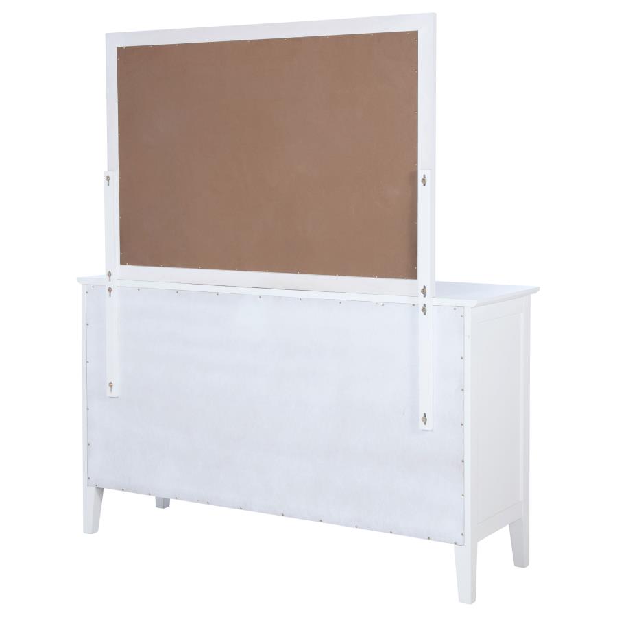 (image for) Bexhill 10-drawer Dresser and Mirror White