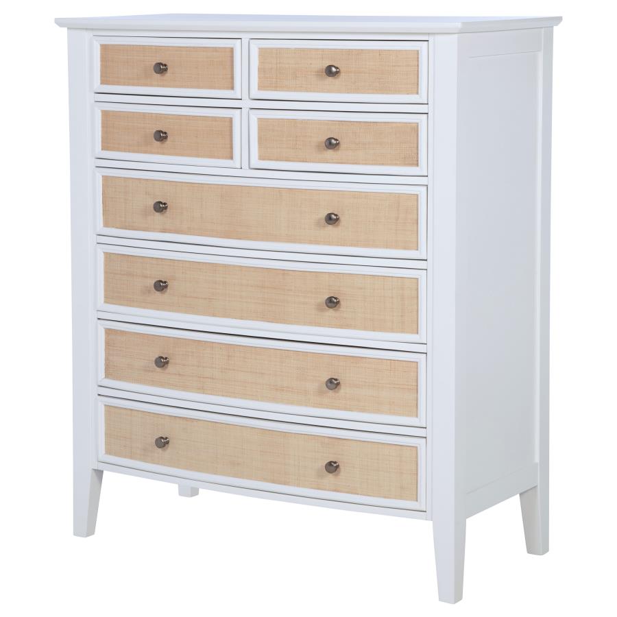 (image for) Bexhill 8-drawer Chest of Drawers White