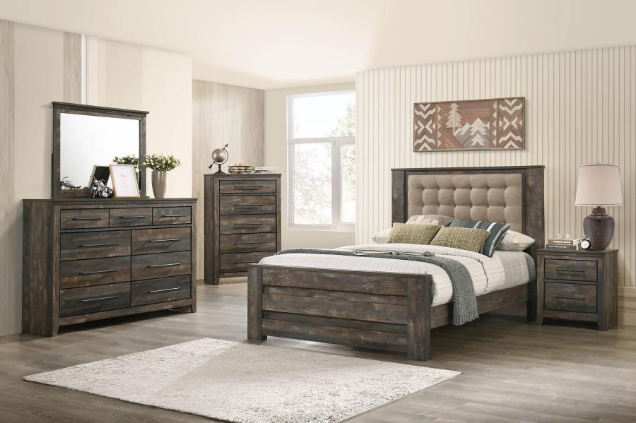 (image for) Ridgedale 2-drawer Nightstand Weathered Brown