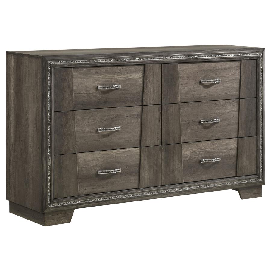 (image for) Janine 6-drawer Dresser Grey