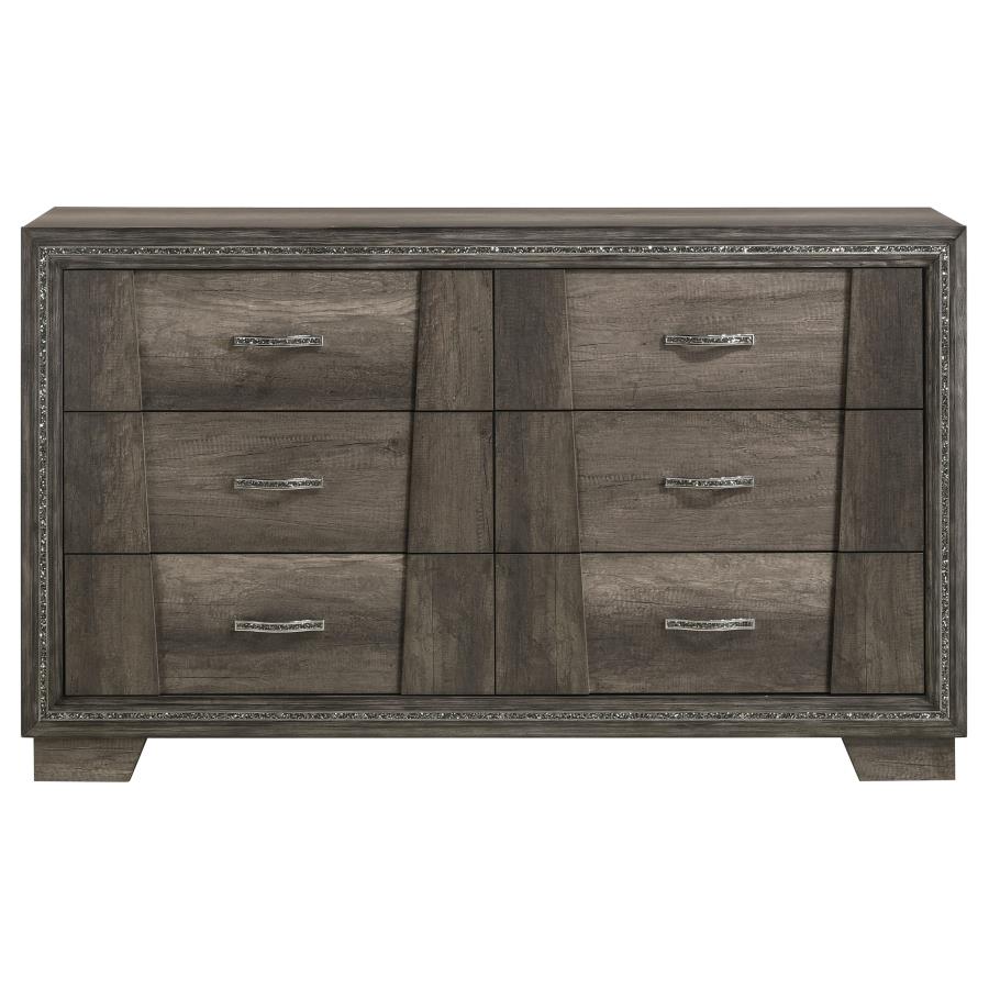 (image for) Janine 6-drawer Dresser Grey