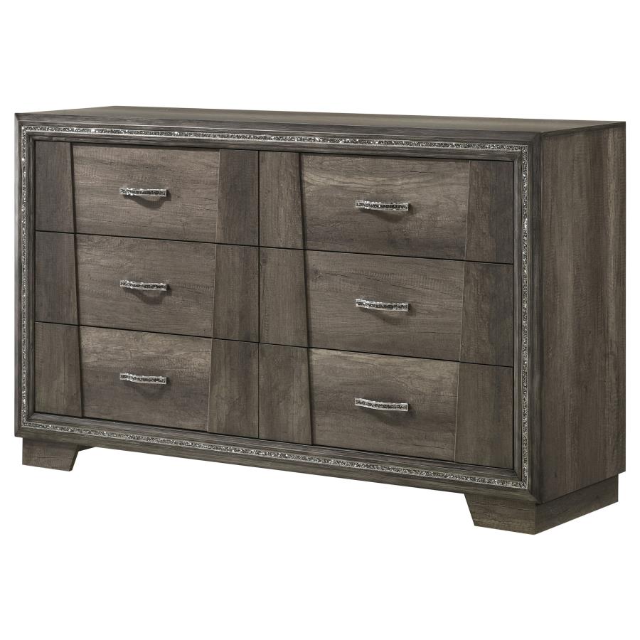 (image for) Janine 6-drawer Dresser Grey