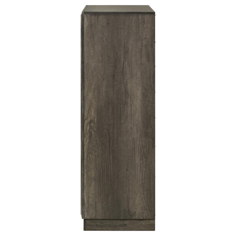 (image for) Janine 5-drawer Bedroom Chest Grey