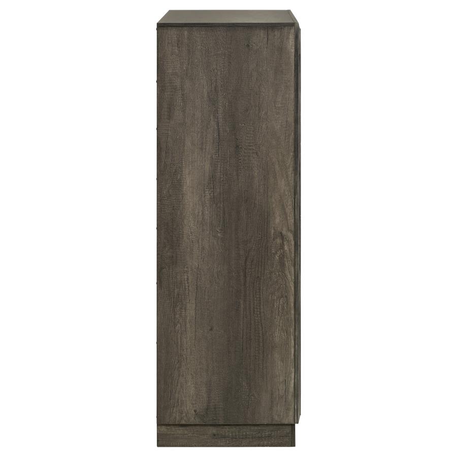 (image for) Janine 5-drawer Bedroom Chest Grey