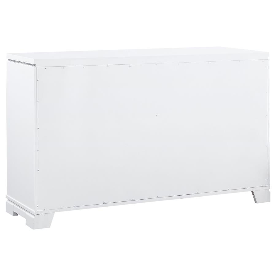 (image for) Eleanor 6-drawer Dresser White