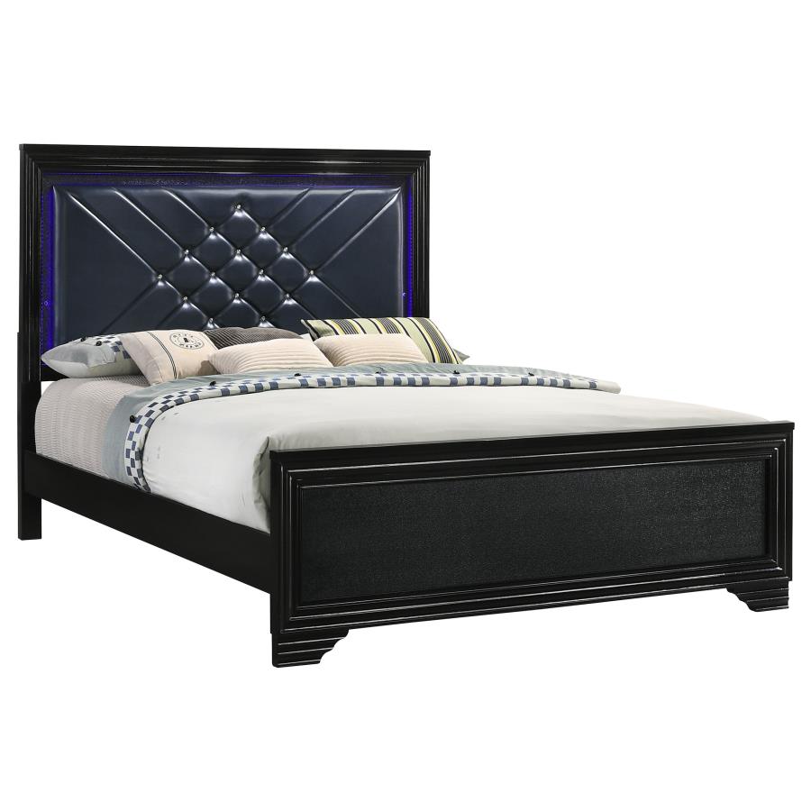 (image for) Penelope 4-piece Eastern King Bedroom Set Midnight Star