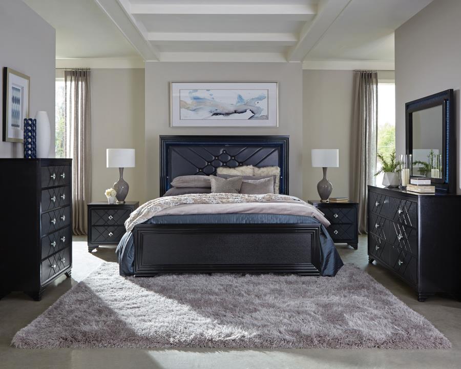 (image for) Penelope 5-drawer Bedroom Chest Midnight Star