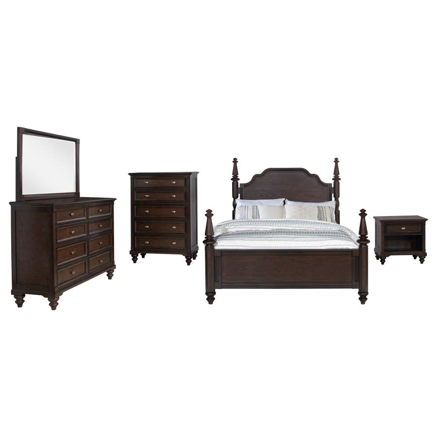 (image for) Andover 5-piece California King Bedroom Set Dark Oak