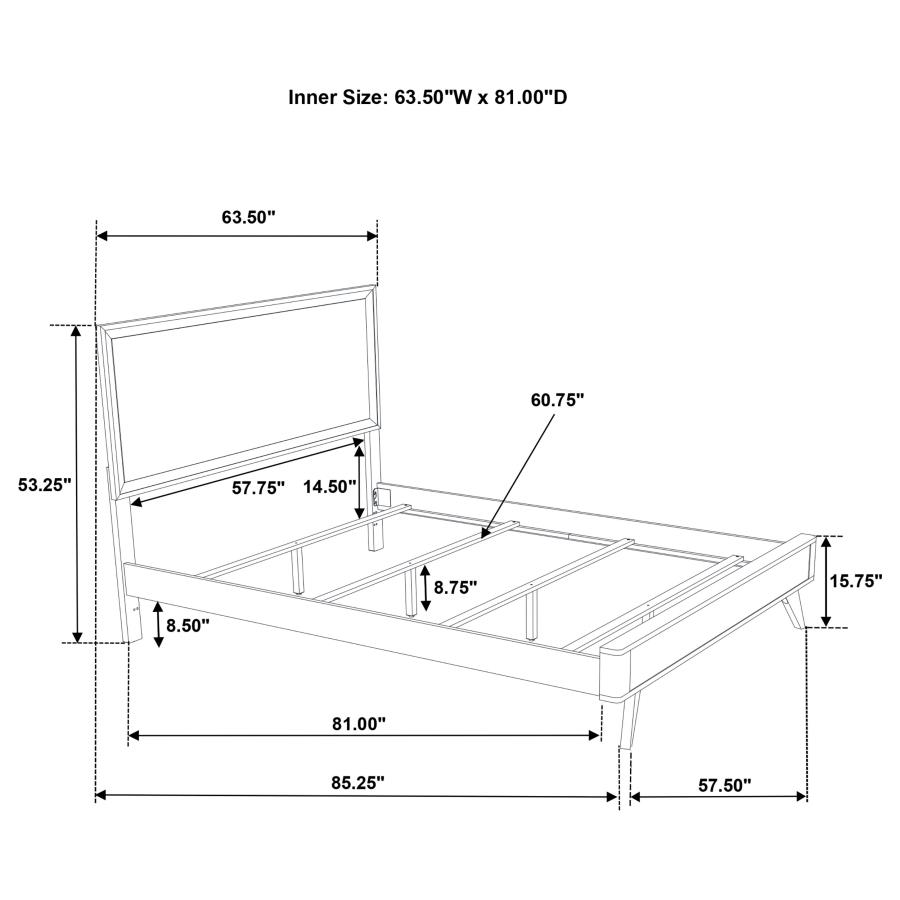 (image for) Janelle 4-piece Queen Bedroom Set White