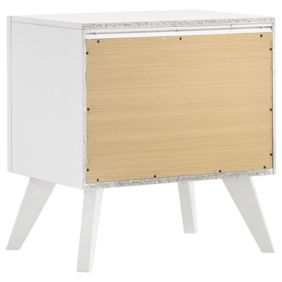 (image for) Janelle 2-drawer Nightstand White