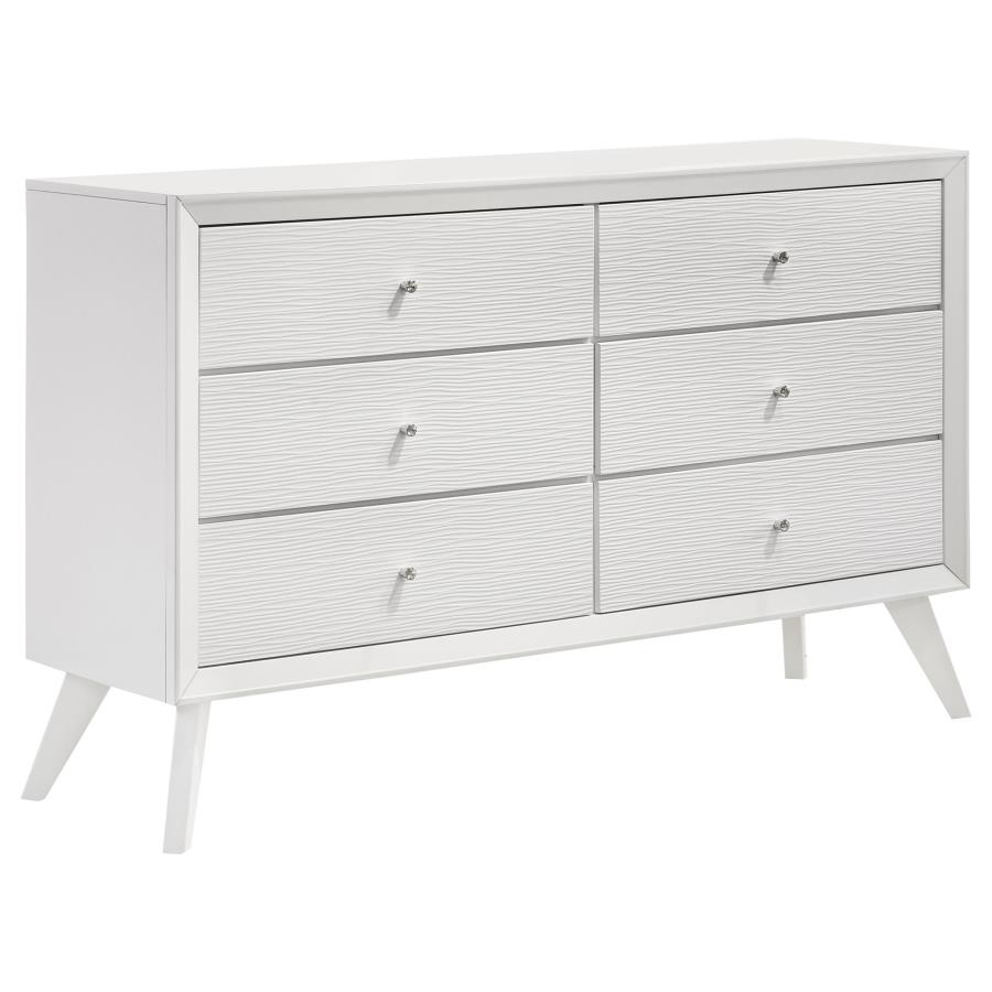 (image for) Janelle 6-drawer Dresser White