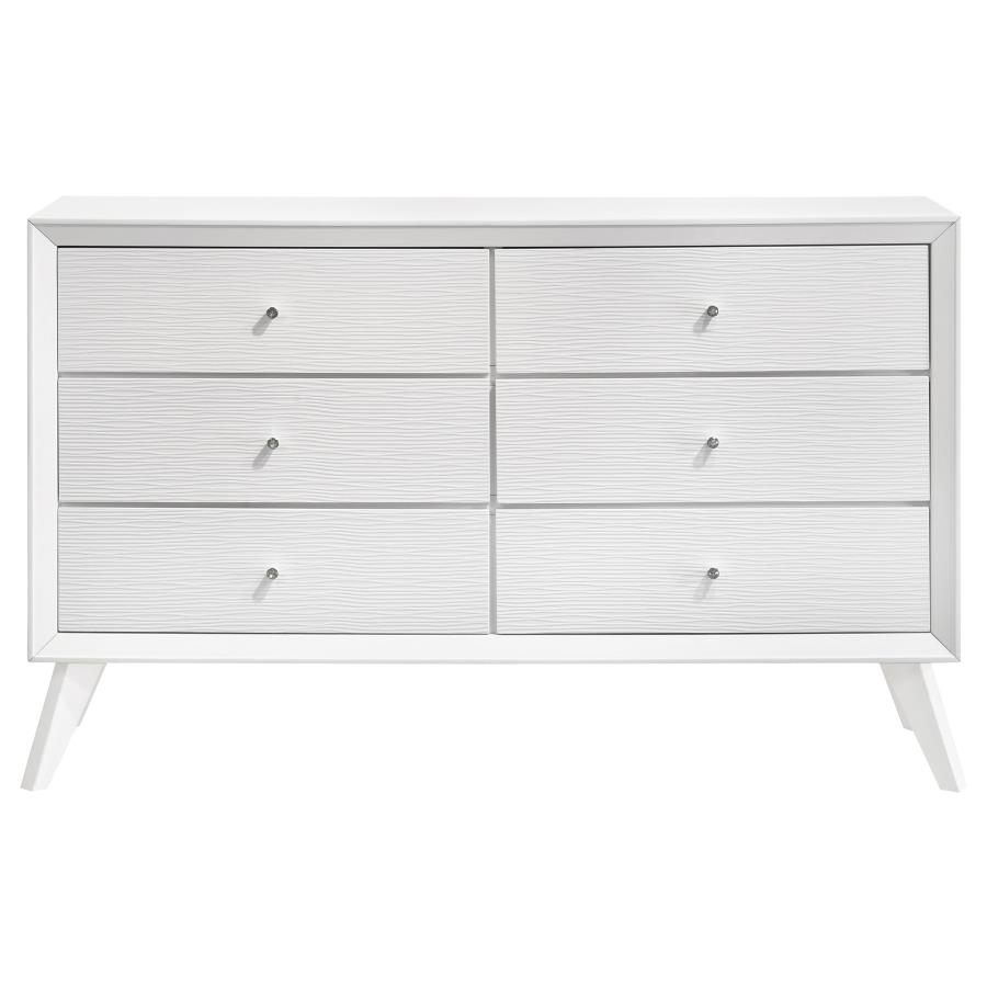 (image for) Janelle 6-drawer Dresser White