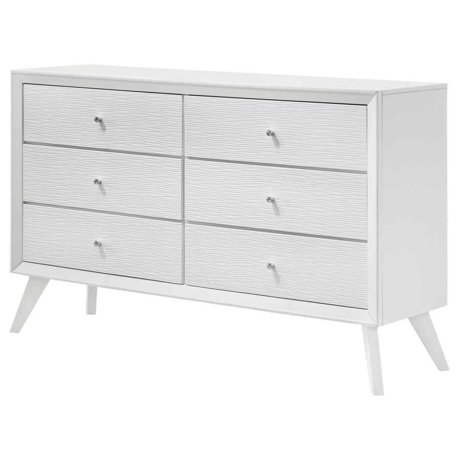 (image for) Janelle 6-drawer Dresser White