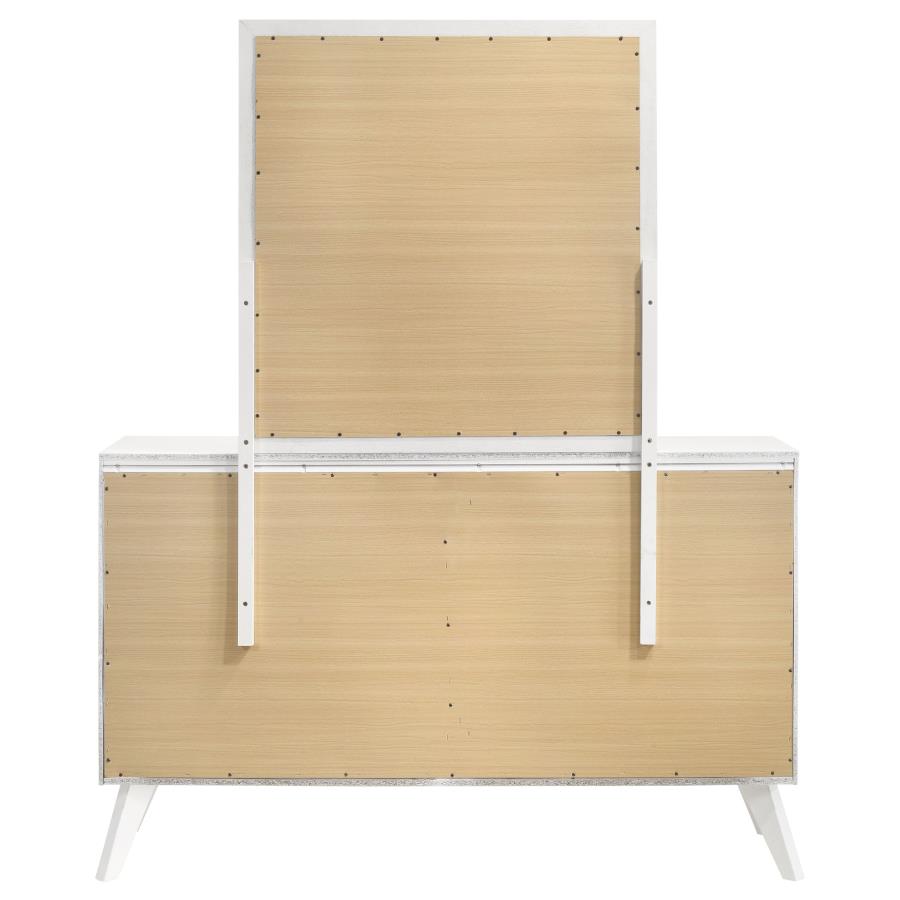 (image for) Janelle 6-drawer Dresser with Mirror White