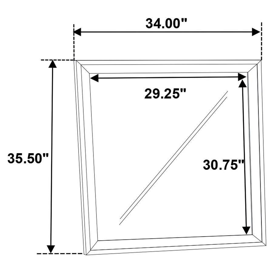 (image for) Janelle Dresser Mirror White