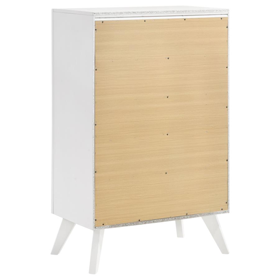 (image for) Janelle 5-drawer Bedroom Chest White