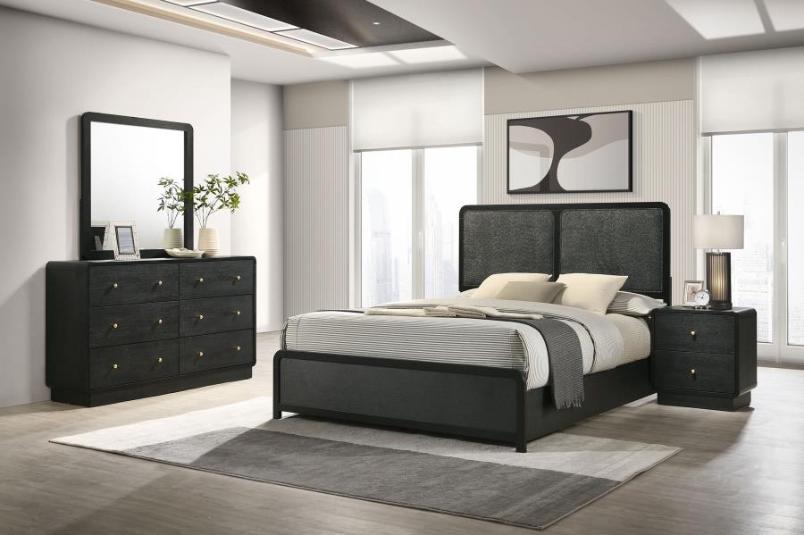 (image for) Cavelle 4-piece Queen Bedroom Set Black