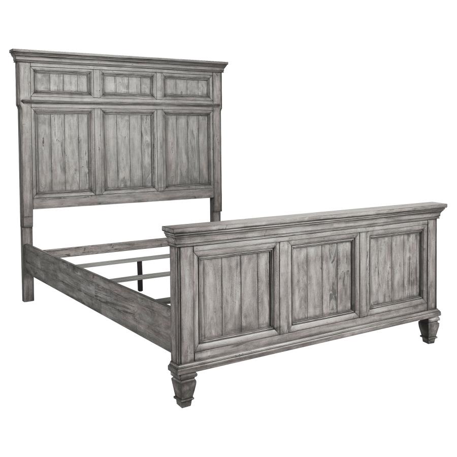 (image for) Avenue 4-piece Eastern King Bedroom Set Weathered Grey