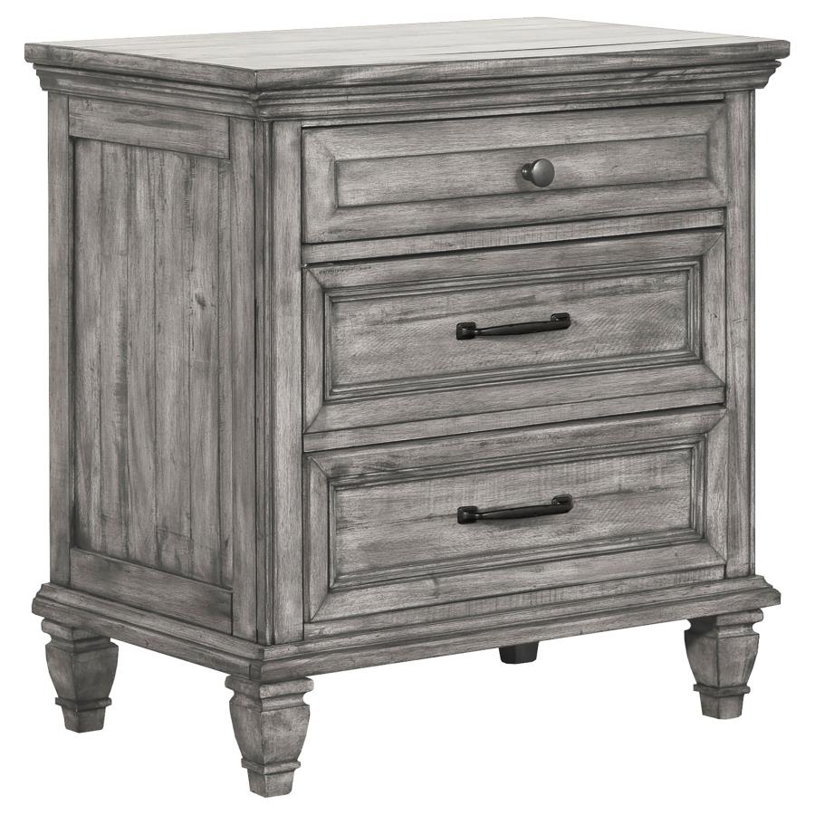 (image for) Avenue 5-piece California King Bedroom Set Weathered Grey