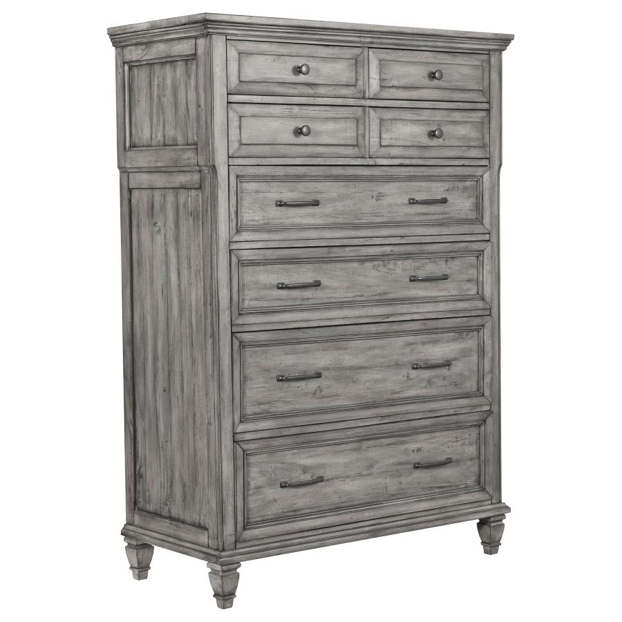 (image for) Avenue 5-piece California King Bedroom Set Weathered Grey