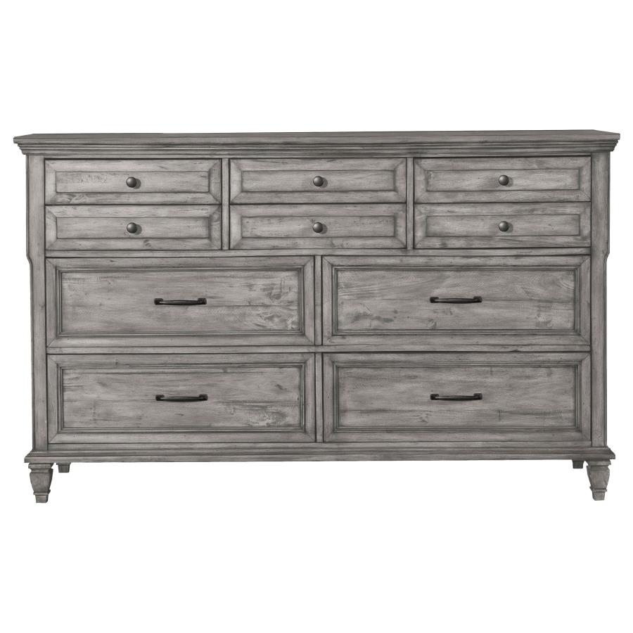 (image for) Avenue 4-piece Queen Bedroom Set Weathered Grey