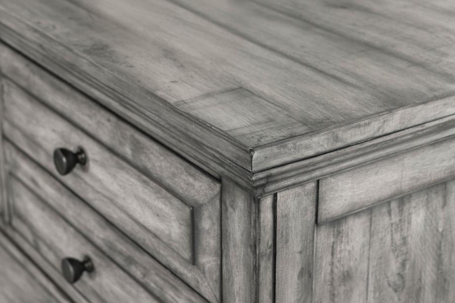 (image for) Avenue 8-drawer Dresser with Mirror Weathered Grey