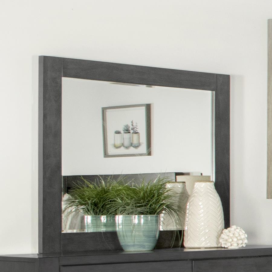 (image for) Lorenzo Dresser Mirror Dark Grey