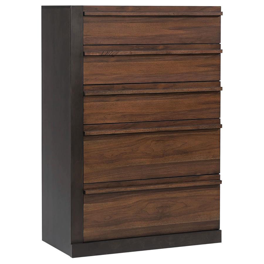 (image for) Azalia 5-drawer Bedroom Chest Walnut