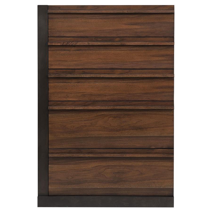 (image for) Azalia 5-drawer Bedroom Chest Walnut