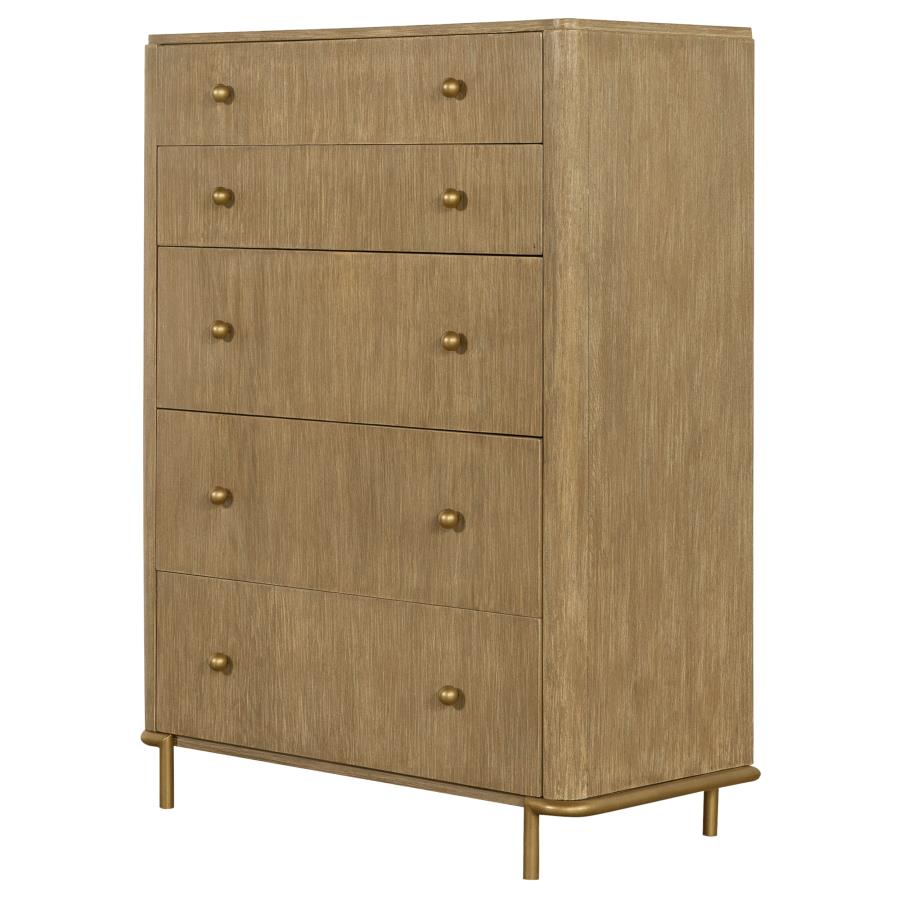 (image for) Arini 5-drawer Bedroom Chest Sand Wash