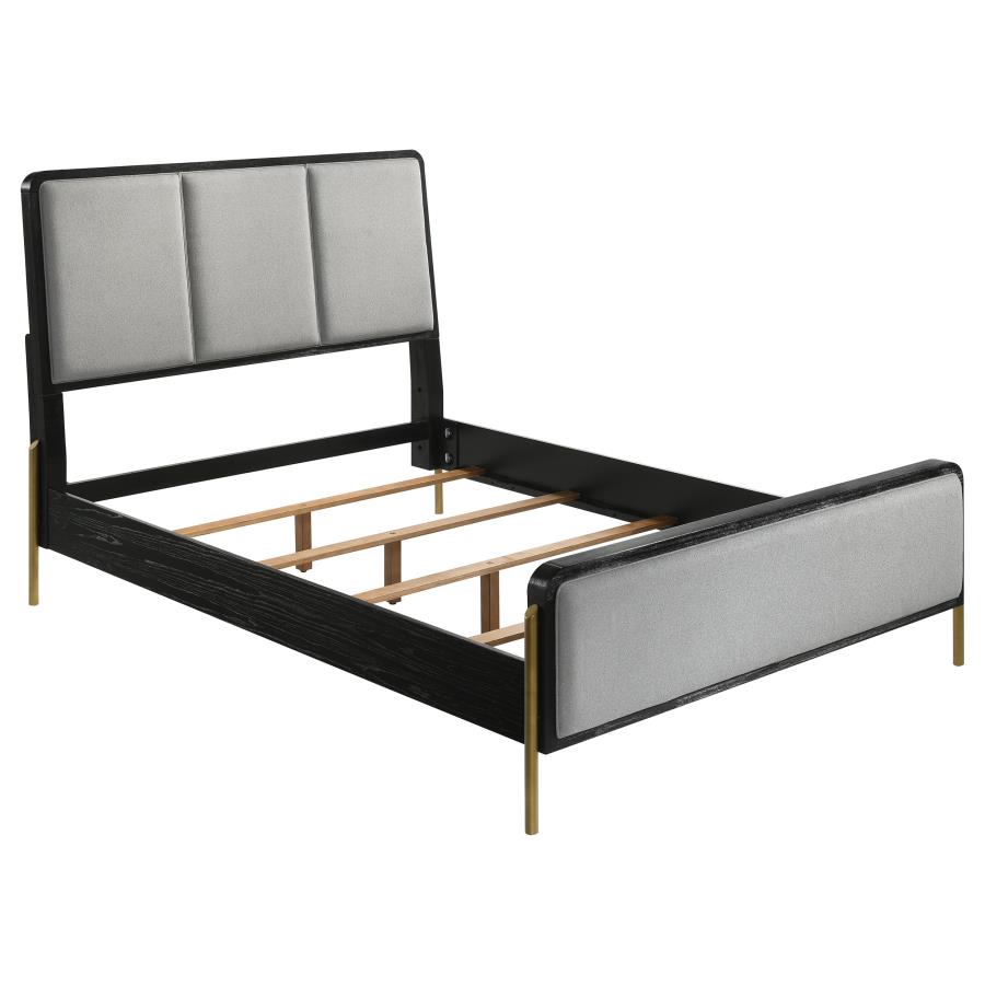 (image for) Arini 4-piece Eastern King Bedroom Set Black and Grey