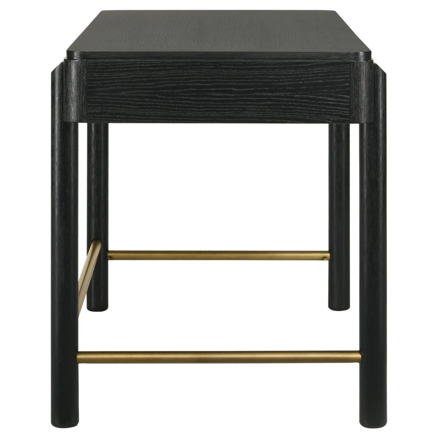 (image for) Arini 2-drawer Vanity Desk Makeup Table Black