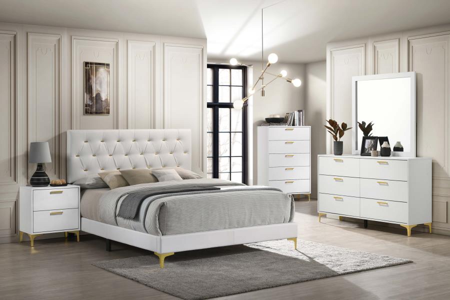 (image for) Kendall 5-piece Eastern King Bedroom Set White