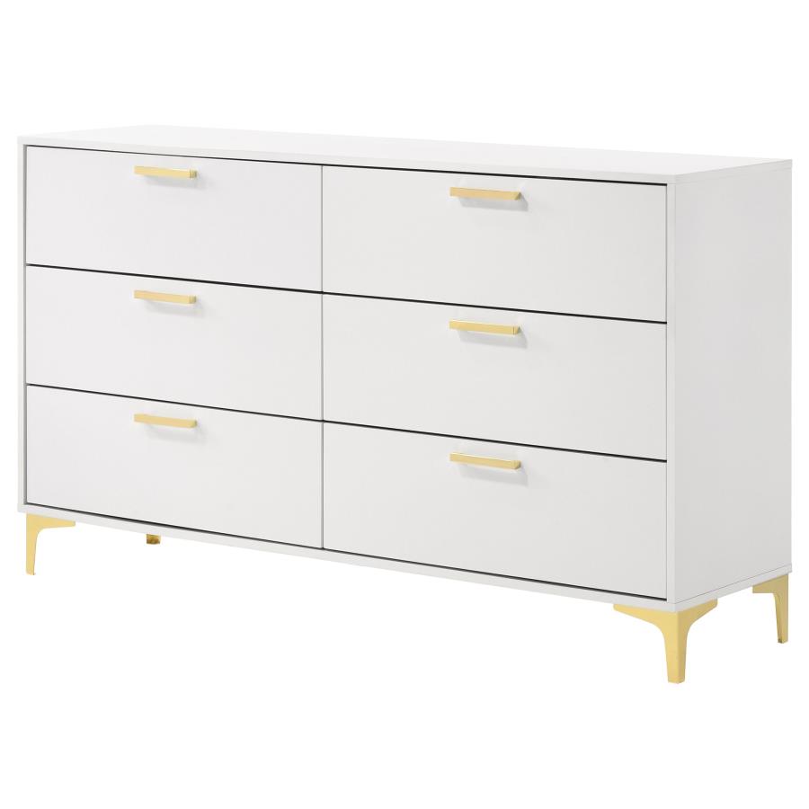 (image for) Kendall 6-drawer Dresser White