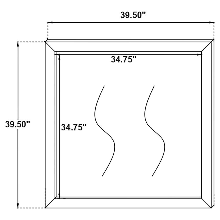 (image for) Kendall Dresser Mirror White