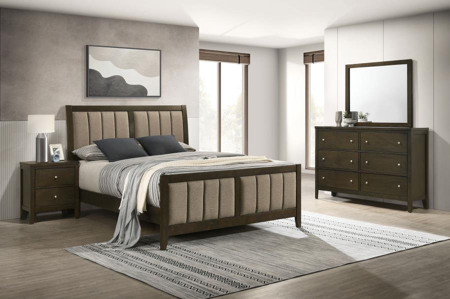 (image for) Wilkes 4-piece Queen Bedroom Set Dark Cocoa