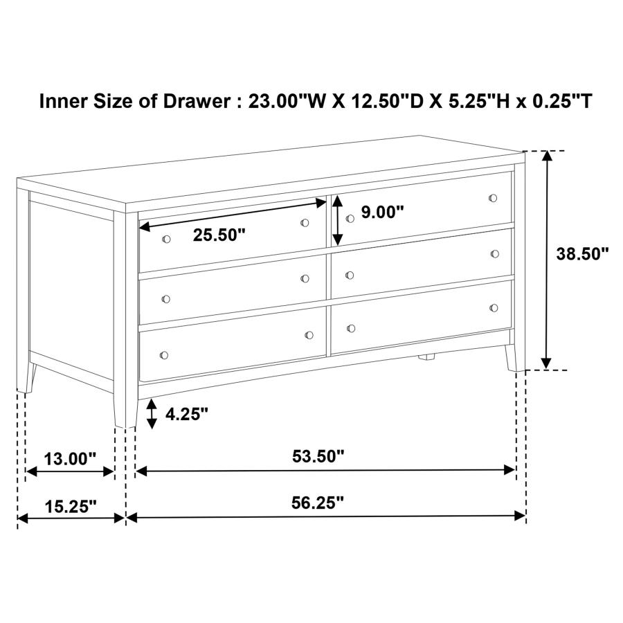 (image for) Wilkes 4-piece Twin Bedroom Set Dark Cocoa