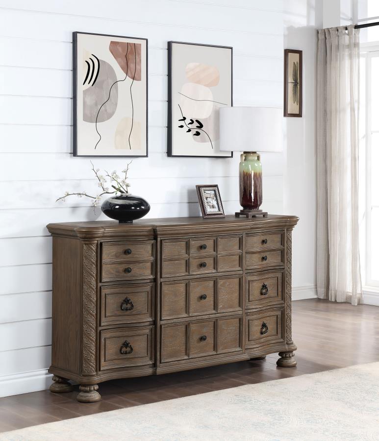 (image for) Emmett 9-drawer Dresser Walnut