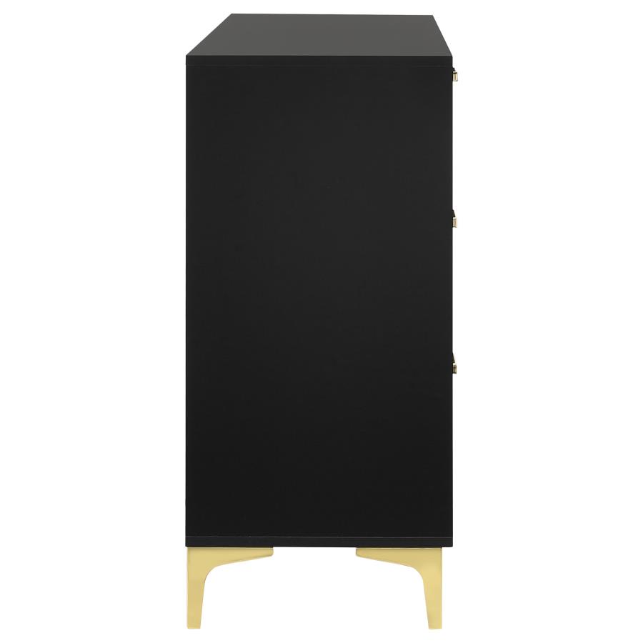 (image for) Kendall 6-drawer Dresser Black