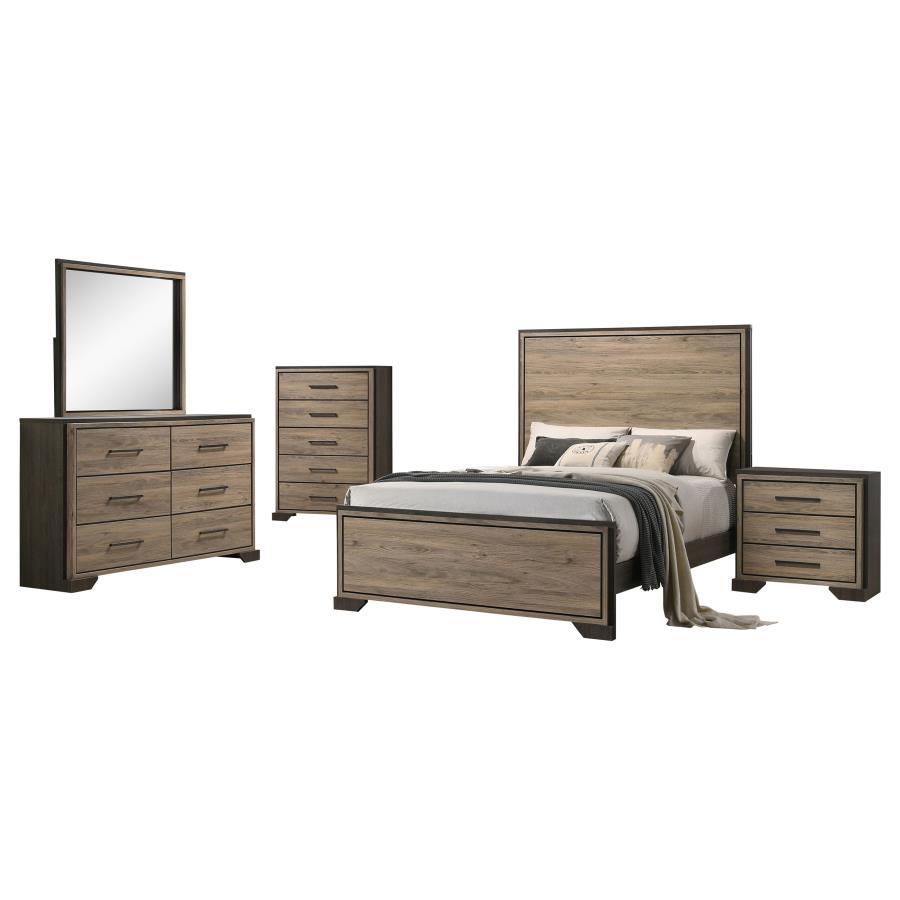 (image for) Baker 5-piece California King Bedroom Set Light Taupe