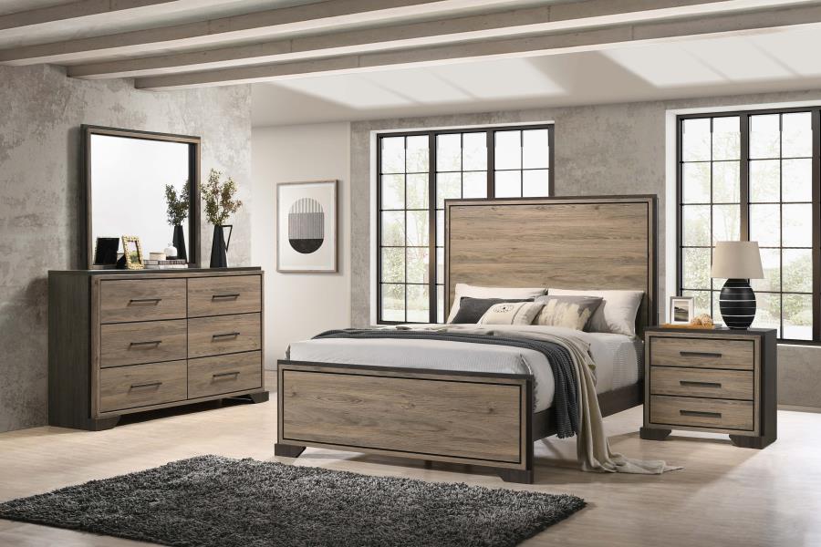 (image for) Baker 4-piece Queen Bedroom Set Light Taupe