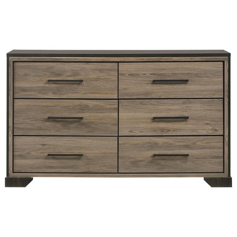 (image for) Baker 6-drawer Dresser Light Taupe