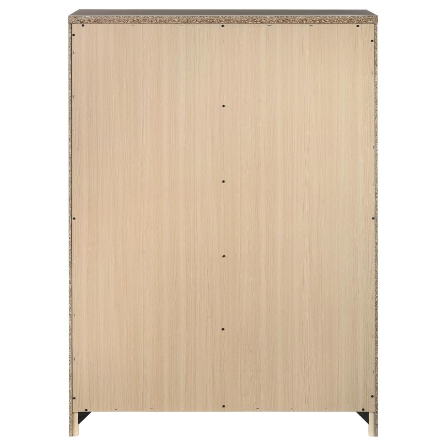 (image for) Baker 5-drawer Bedroom Chest Light Taupe