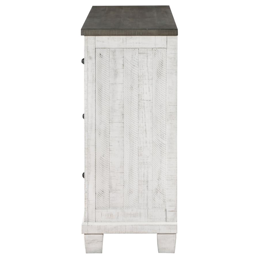 (image for) Lilith 7-drawer Dresser Distressed White