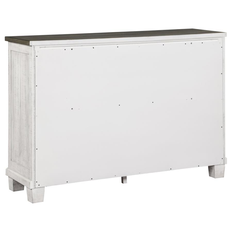 (image for) Lilith 7-drawer Dresser Distressed White